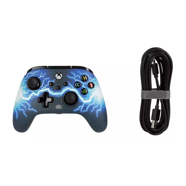 Káblový ovládač PowerA Enhanced pre Xbox Series, Arc Lightning Káblový ovládač PowerA Enhanced pre Xbox Series, Arc Lightning