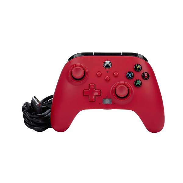 Káblový ovládač PowerA Enhanced pre Xbox Series, Artisan Red