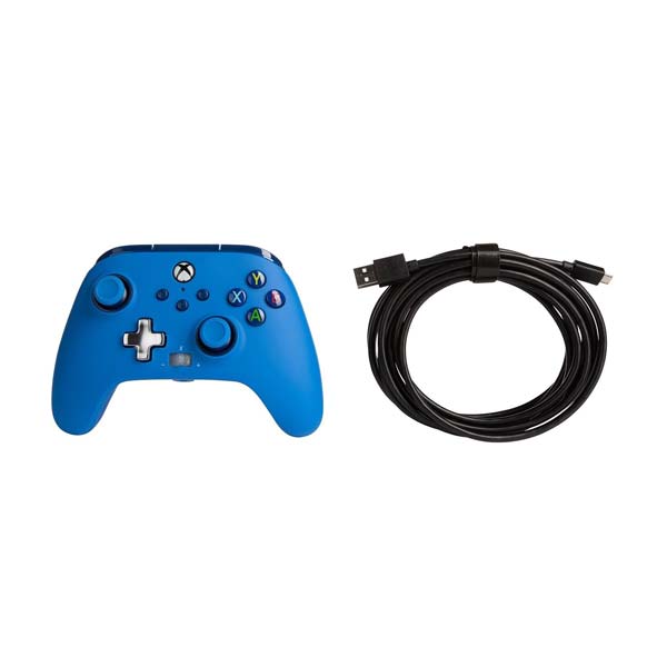 Káblový ovládač PowerA Enhanced pre Xbox Series, Blue Inline