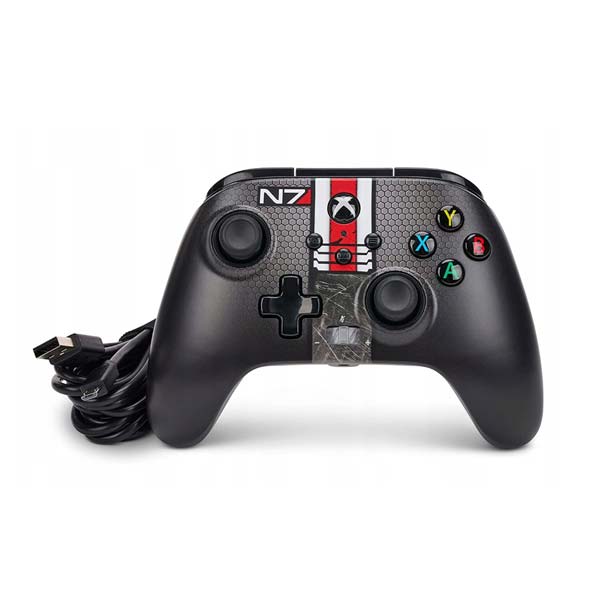Káblový ovládač PowerA Enhanced pre Xbox Series, Mass Effect N7