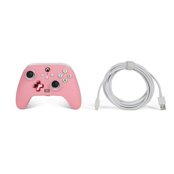 Káblový ovládač PowerA Enhanced pre Xbox Series, Pink Inline