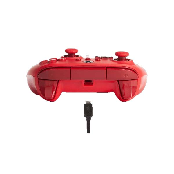 Káblový ovládač PowerA Enhanced pre Xbox Series, Red Inline
