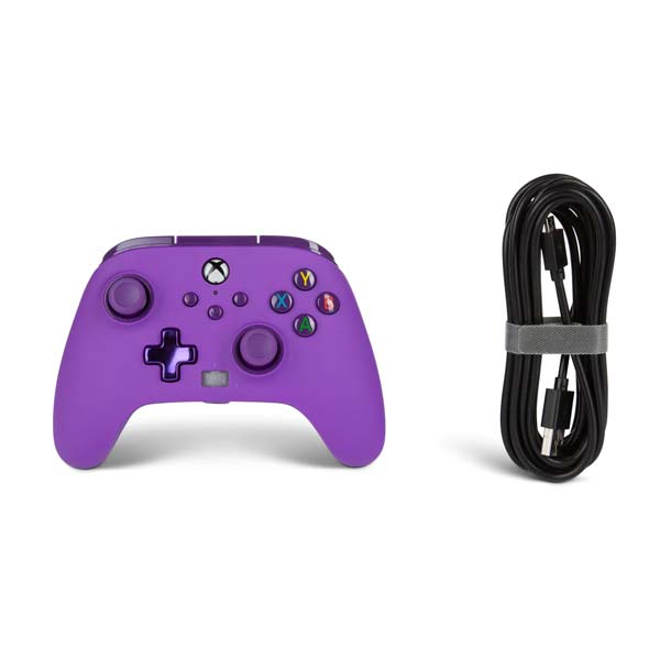 Káblový ovládač PowerA Enhanced pre Xbox Series, Royal Purple