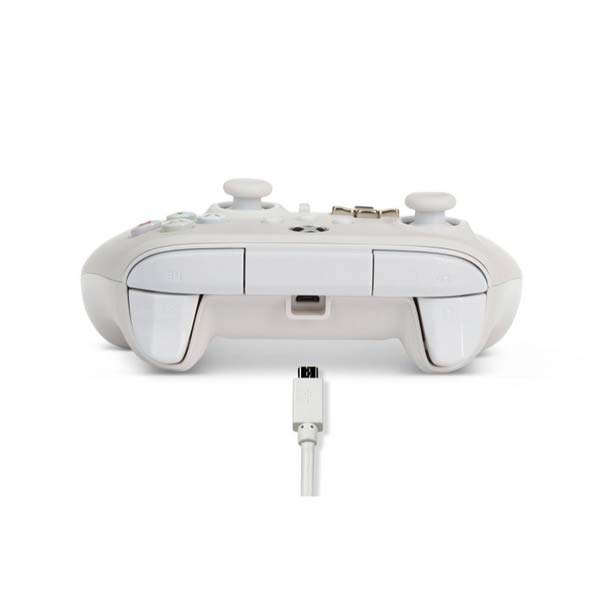 Káblový ovládač PowerA Enhanced pre Xbox Series, White Mist