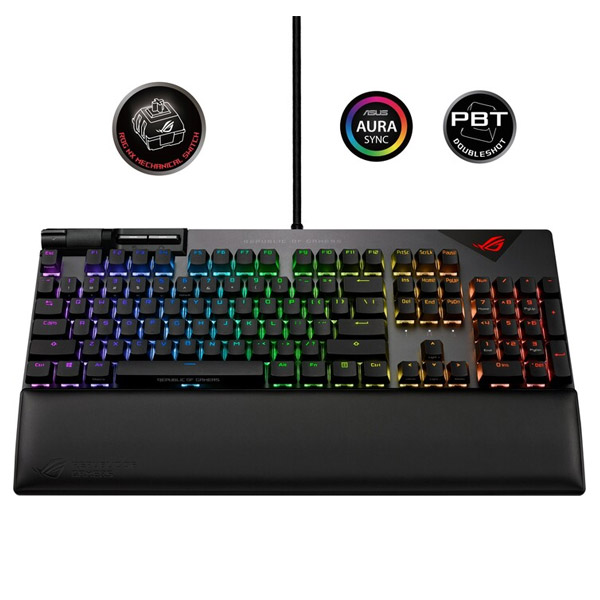 Mechanická herná klávesnica ASUS ROG Strix Flare II, US layout