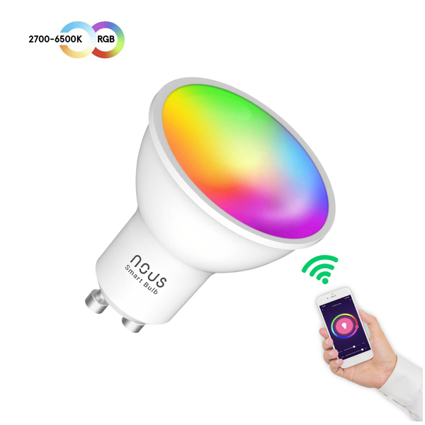 Nous Smart WiFi žiarovka RGB GU10 P8