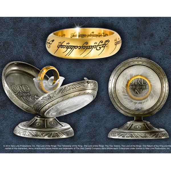 One Ring Stainless Steel Gold Colour (The Lord of the Rings) One Ring Stainless Steel Gold Colour (The Lord of the Rings)