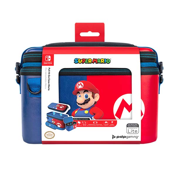 Puzdro PDP Pull-N-Go pre Nintendo Switch, Mario