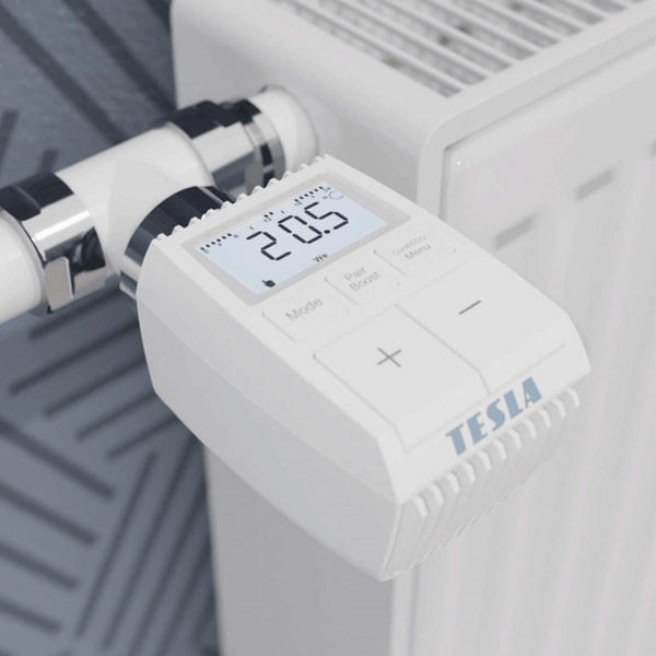 Tesla termostatická hlavica Smart Thermostatic Valve TV100 Tesla termostatická hlavica Smart Thermostatic Valve TV100
