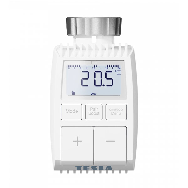 Tesla termostatická hlavica Smart Thermostatic Valve TV100 Tesla termostatická hlavica Smart Thermostatic Valve TV100