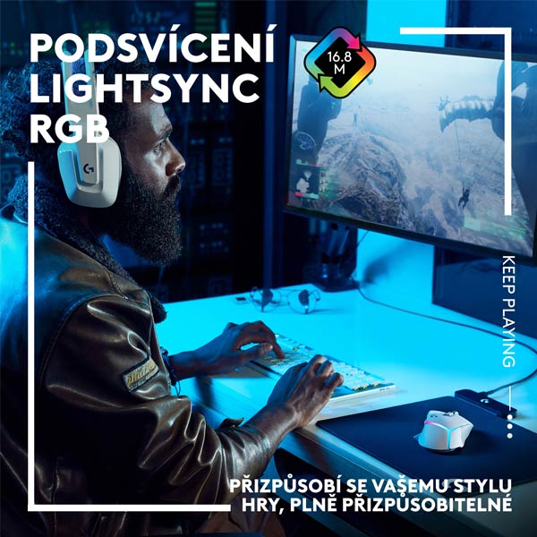 Bezdrôtová herná myš Logitech G502 X Plus, čierna Bezdrôtová herná myš Logitech G502 X Plus, čierna