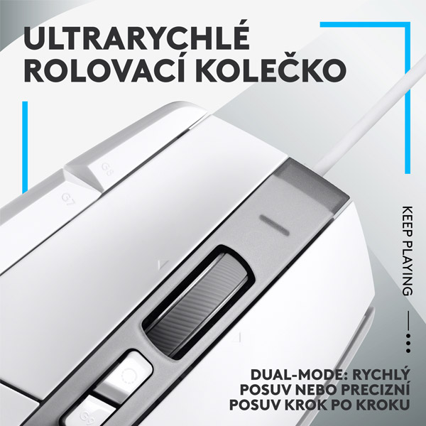 Herná myš Logitech G502 X, biela Herná myš Logitech G502 X, biela