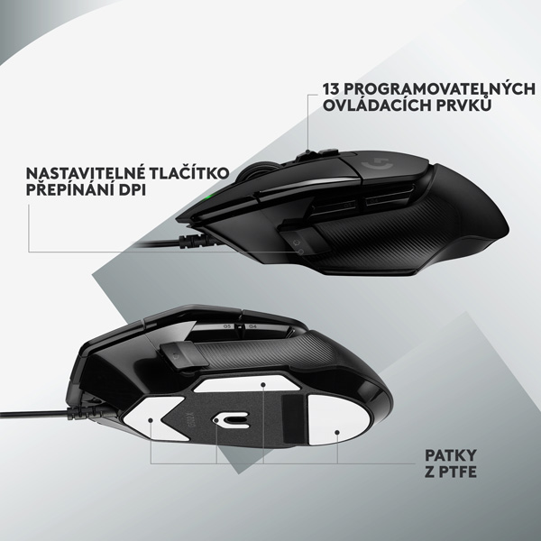Herná myš Logitech G502 X, čierna Herná myš Logitech G502 X, čierna
