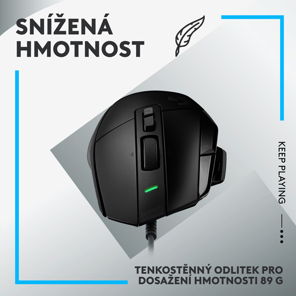 Herná myš Logitech G502 X, čierna Herná myš Logitech G502 X, čierna