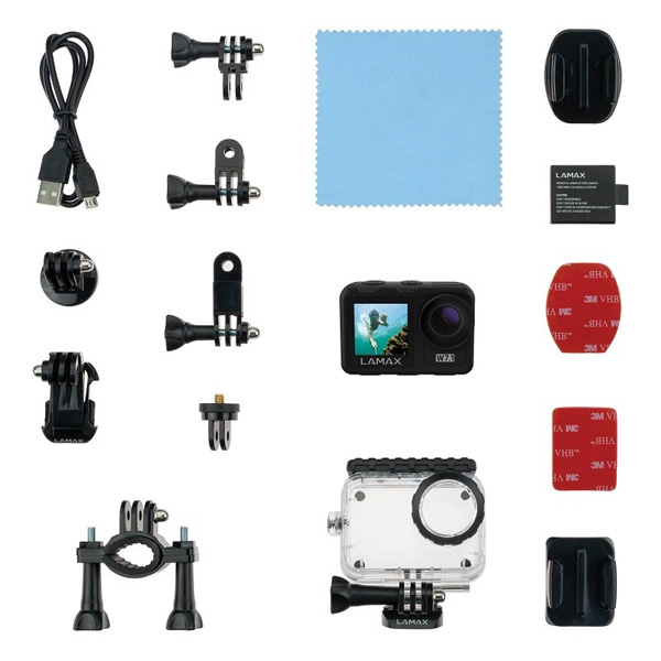 LAMAX W7.1 akčná kamera, čierna