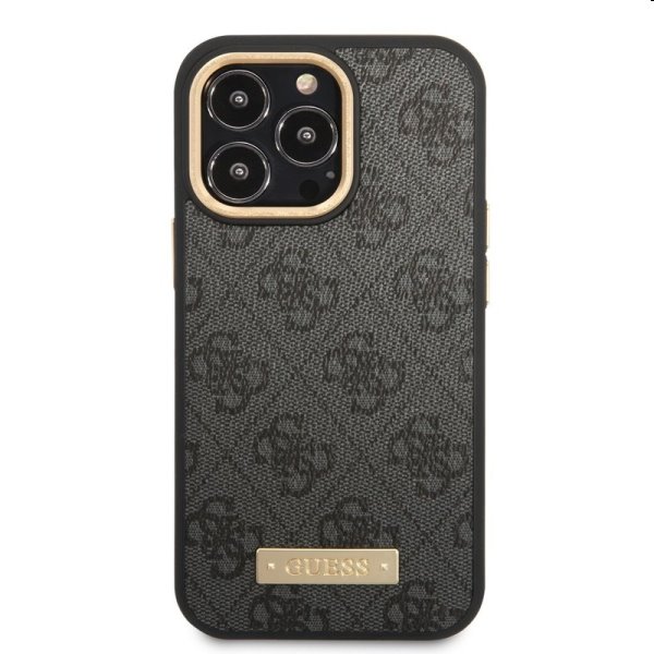 Zadný kryt Guess PU 4G MagSafe pre Apple iPhone 13 Pro, čierna Zadný kryt Guess PU 4G MagSafe pre Apple iPhone 13 Pro, čierna