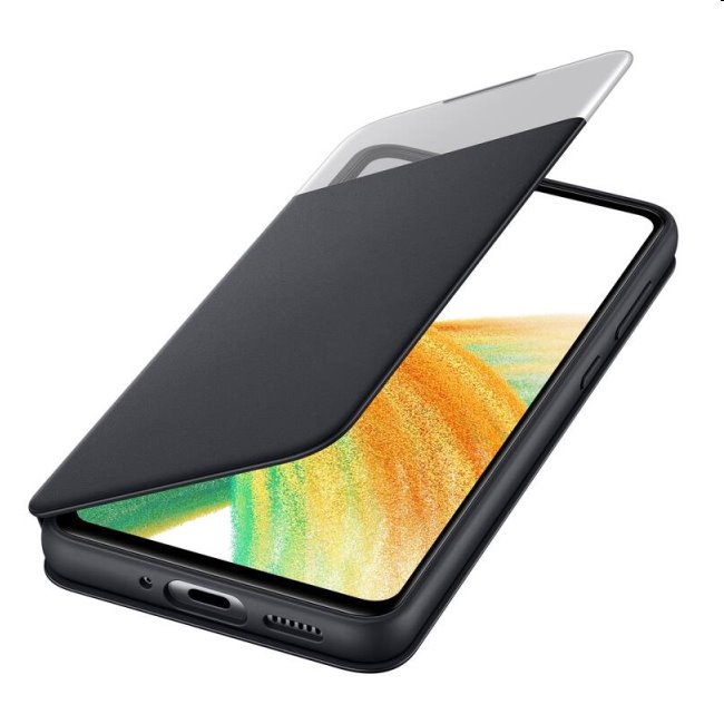 Puzdro S View Cover pre Samsung Galaxy A33 5G, black