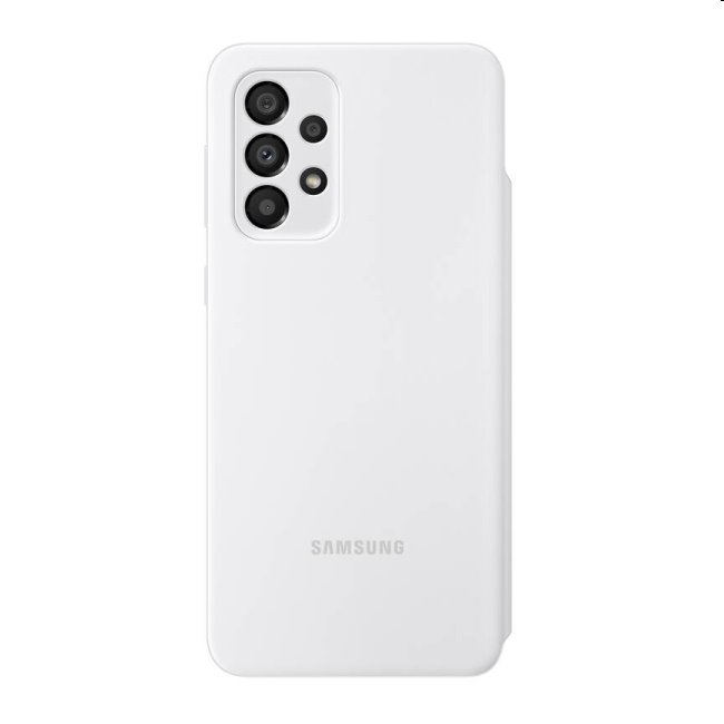 Knižkové puzdro S View pre Samsung Galaxy A33 5G, biela