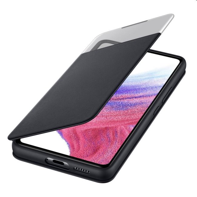 Puzdro S View Cover pre Samsung Galaxy A53 5G, black