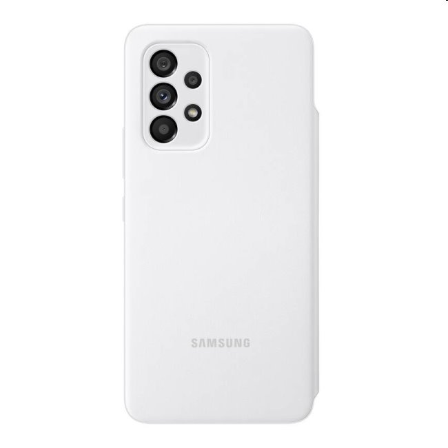 Knižkové puzdro S View pre Samsung Galaxy A53 5G, biela