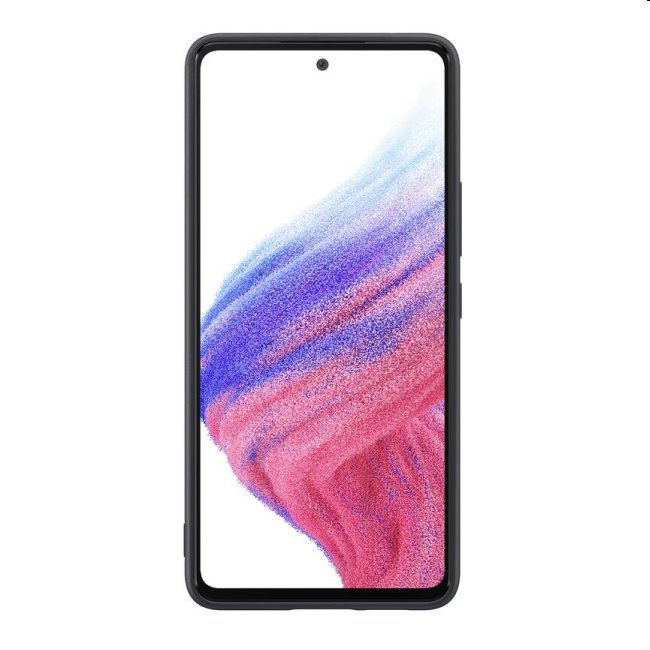 Zadný kryt Silicone Cover pre Samsung Galaxy A53 5G, čierna