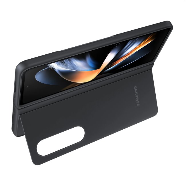 Zadný kryt Slim Standing Cover pre Samsung Galaxy Z Fold4, čierna