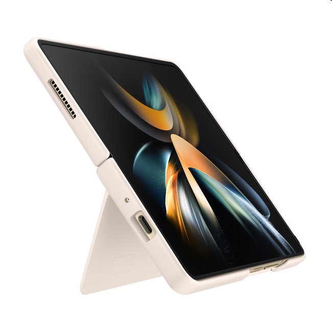 Zadný kryt Slim Standing Cover pre Samsung Galaxy Z Fold4, piesková Zadný kryt Slim Standing Cover pre Samsung Galaxy Z Fold4, piesková