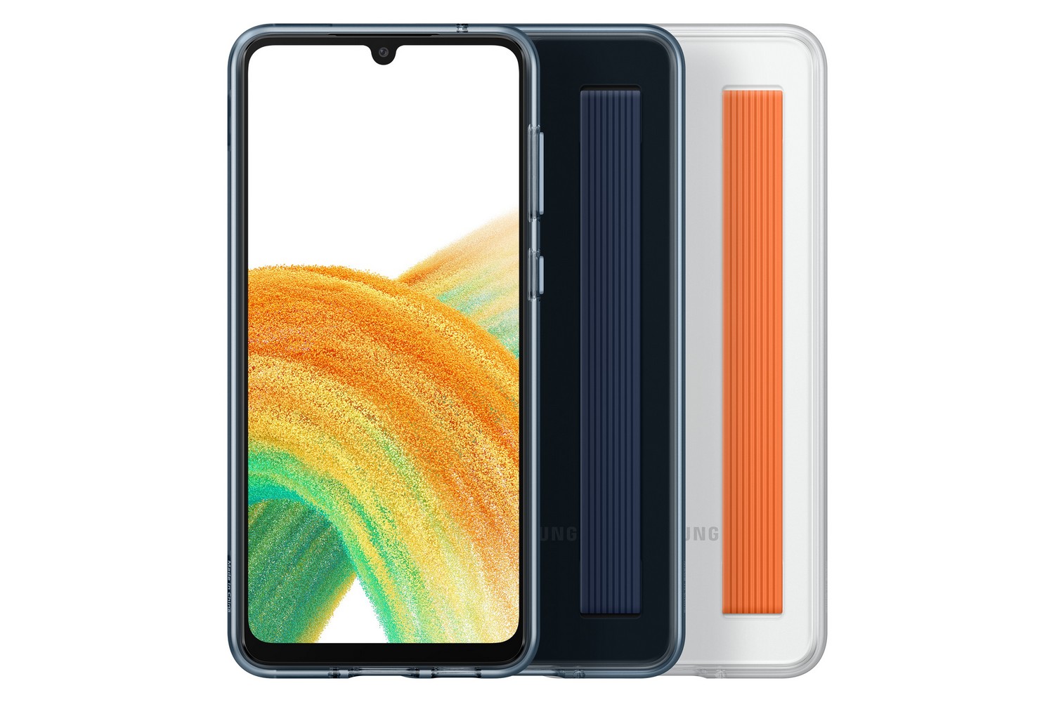Zadný kryt Slim Strap Cover pre Samsung Galaxy A33 5G, čierna Zadný kryt Slim Strap Cover pre Samsung Galaxy A33 5G, čierna