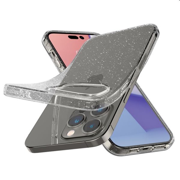 Zadný kryt Zadný kryt Spigen Liquid Crystal Glitter pre Apple iPhone 14 Pro, crystal quartz Zadný kryt Zadný kryt Spigen Liquid Crystal Glitter pre Apple iPhone 14 Pro, crystal quartz