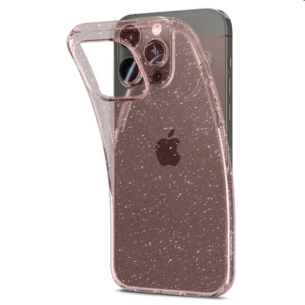 Zadný kryt Zadný kryt Spigen Liquid Crystal Glitter pre Apple iPhone 14 Pro Max, ružová