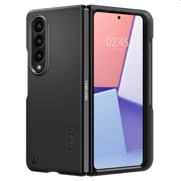 Puzdro Spigen Thin Fit pre Samsung Galaxy Z Fold4, čierne Puzdro Spigen Thin Fit pre Samsung Galaxy Z Fold4, čierne