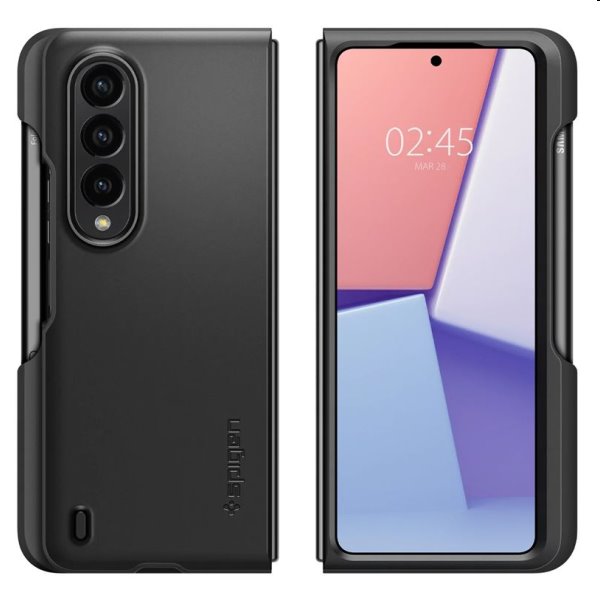 Puzdro Spigen Thin Fit pre Samsung Galaxy Z Fold4, čierne Puzdro Spigen Thin Fit pre Samsung Galaxy Z Fold4, čierne