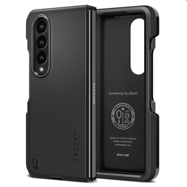 Puzdro Spigen Thin Fit pre Samsung Galaxy Z Fold4, čierne Puzdro Spigen Thin Fit pre Samsung Galaxy Z Fold4, čierne