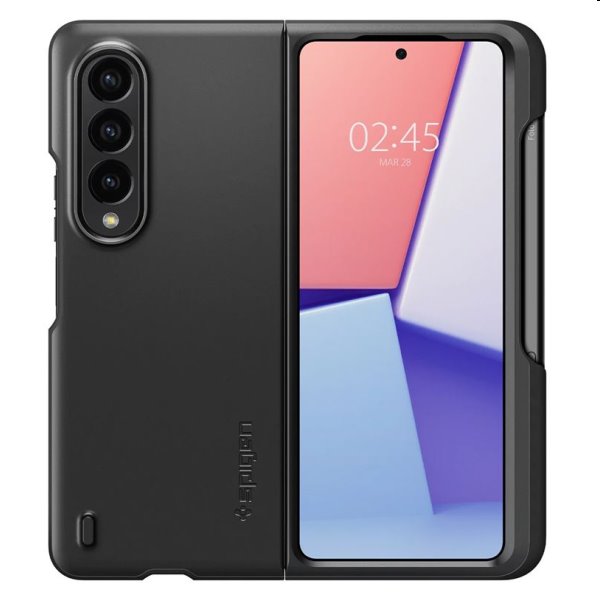 Puzdro Spigen Thin Fit pre Samsung Galaxy Z Fold4, čierne Puzdro Spigen Thin Fit pre Samsung Galaxy Z Fold4, čierne