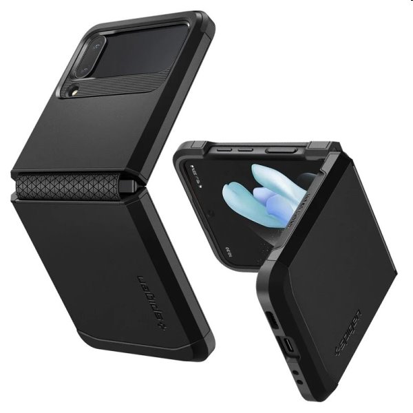 Zadný kryt SpigenTough Armor pre Samsung Galaxy Z Flip4, čierna