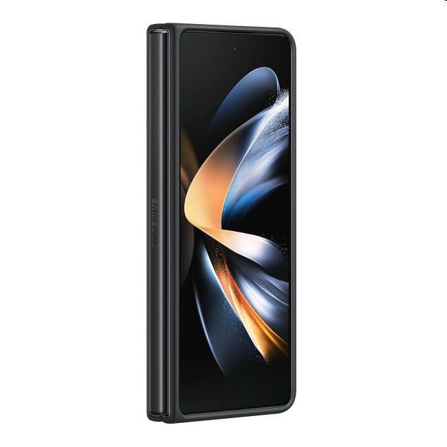 Knižkové puzdro Standing Leather Cover pre Samsung Galaxy Z Fold4, čierna Knižkové puzdro Standing Leather Cover pre Samsung Galaxy Z Fold4, čierna