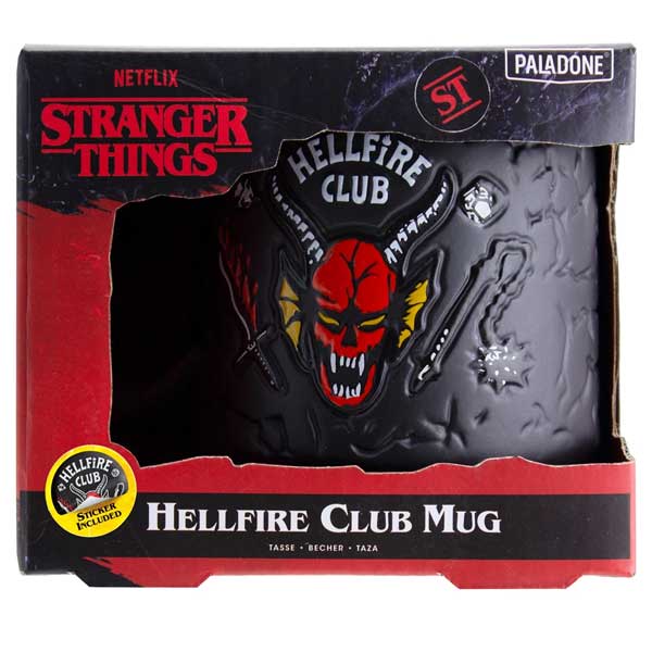 Šálka Hellfire Club Demon Embossed (Stranger Things)