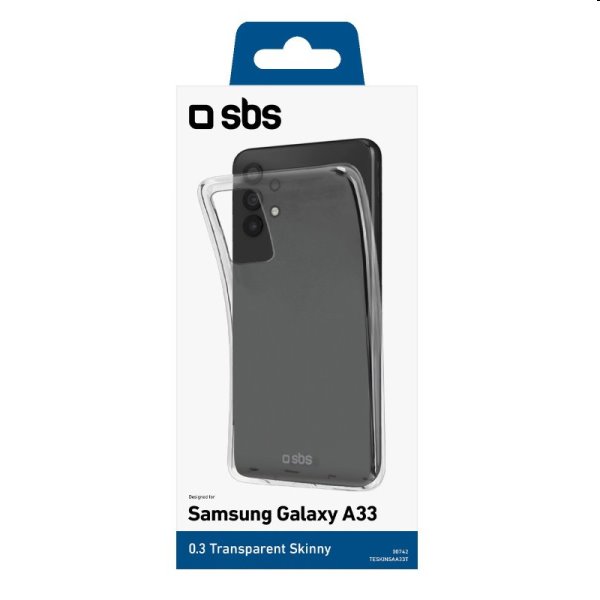 Zadný kryt SBS Skinny pre Samsung Galaxy A33, transparent Zadný kryt SBS Skinny pre Samsung Galaxy A33, transparent