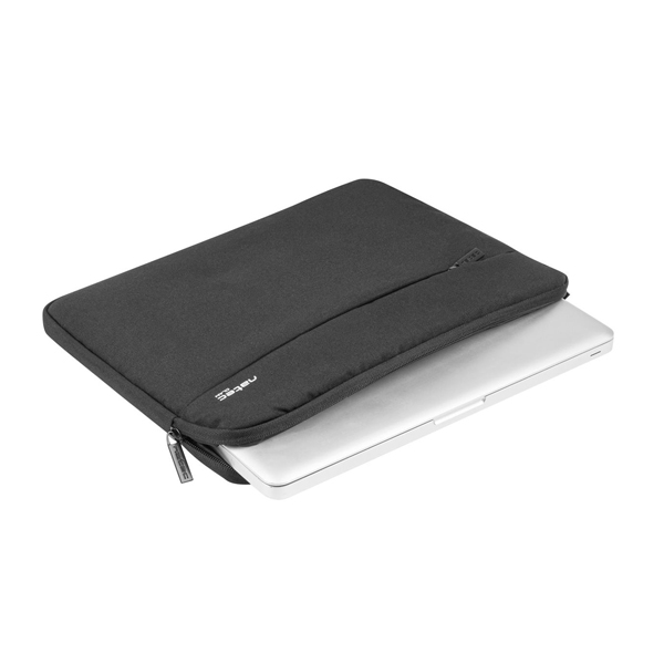 Natec sleeve CLAM taška na notebook 15,6", čierna