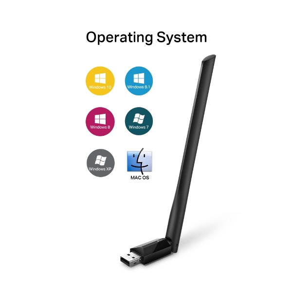 TP-Link Archer T2U Plus, AC600 High Gain Wi-Fi dvojpásmový USB adaptér TP-Link Archer T2U Plus, AC600 High Gain Wi-Fi dvojpásmový USB adaptér