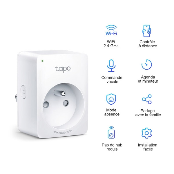 TP-Link Tapo P100 (2-pack), Mini Smart Wi-Fi zásuvka