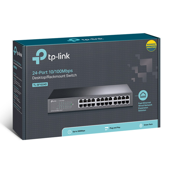 TP-Link TL-SF1024D, 24 portov Rack Switch TP-Link TL-SF1024D, 24 portov Rack Switch