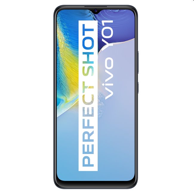 Vivo Y01, 3/32GB, elegantná čierna Vivo Y01, 3/32GB, elegantná čierna