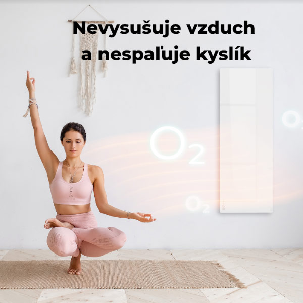Aeno prémiový eko Smart ohrievač, čierny