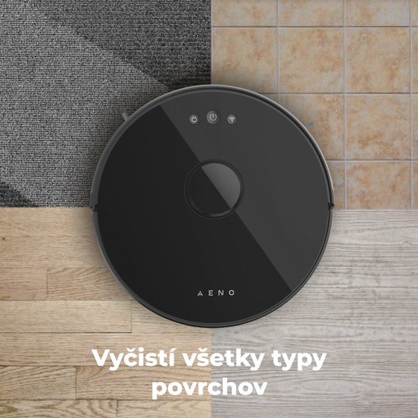 Aeno Robotický vysávač RC3S SMART čierna Aeno Robotický vysávač RC3S SMART čierna