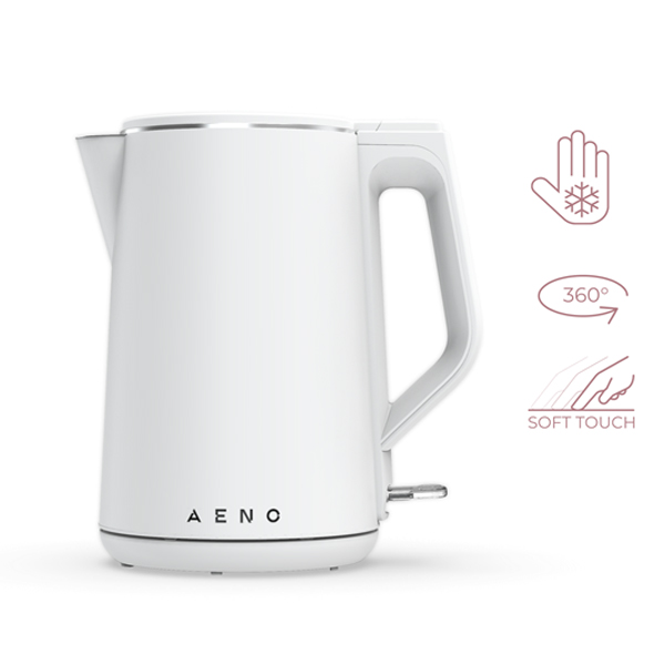 Aeno Rýchlovarná kanvica EK2 - 1,5l, 2200W, biela Aeno Rýchlovarná kanvica EK2 - 1,5l, 2200W, biela