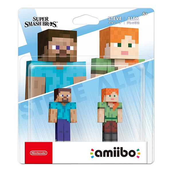 amiibo Steve & Alex (Super Smash Bros.) amiibo Steve & Alex (Super Smash Bros.)