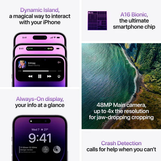 Apple iPhone 14 Pro Max 256GB, deep purple - PlayGoSmart