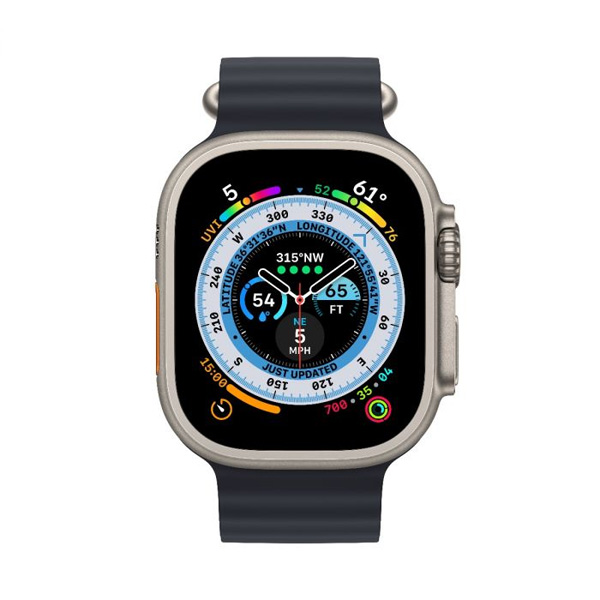 Apple Watch Ultra GPS + Cellular 49mm Titanium Case with polnočná Ocean Band Apple Watch Ultra GPS + Cellular 49mm Titanium Case with polnočná Ocean Band