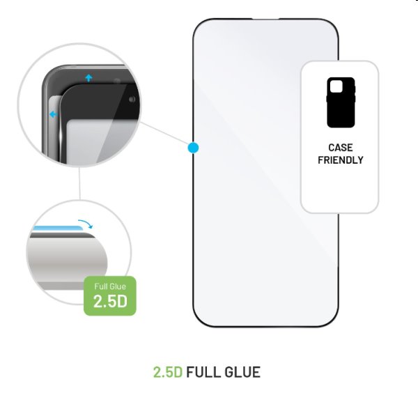 FIXED Full-Cover Ochranné tvrdené sklo pre Apple iPhone 14 Pro, čierne FIXED Full-Cover Ochranné tvrdené sklo pre Apple iPhone 14 Pro, čierne